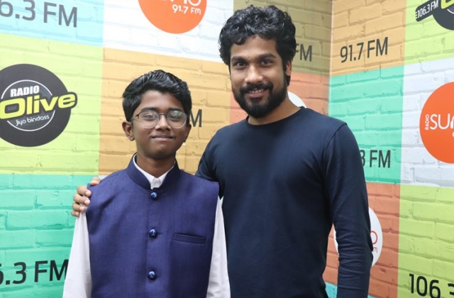 RJ Syed with Adhithyan Rajesh