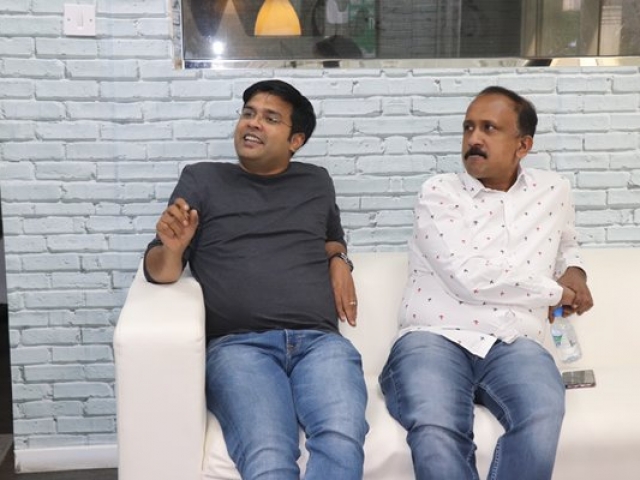 Ameer Ali with Santhosh Kuruvila at Radio Suno