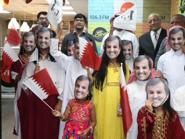 Olive Suno Officials with Kids Celebrating The national Day 2019 at Radio Suno
