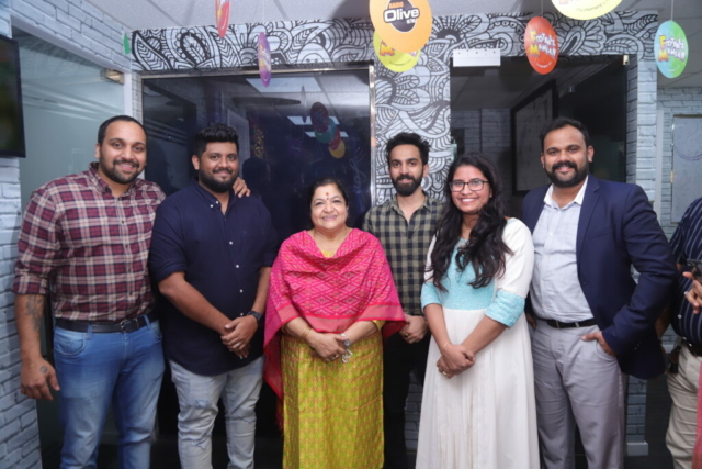 Singer Chithra with Radio Suno team